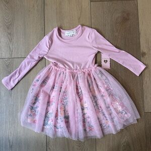 BTWEEN Pink & Floral 2T Dress